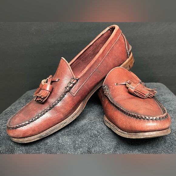 Rancourt & Co. SIZE 9 Brown Leather Penny Loafers Shoes, Handsewn, Made in USA - Picture 1 of 11
